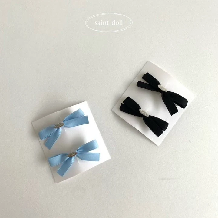 Saint Doll - Korean Children Fashion - #toddlerclothing - Colored Paper Ribbon Pin Set - 4