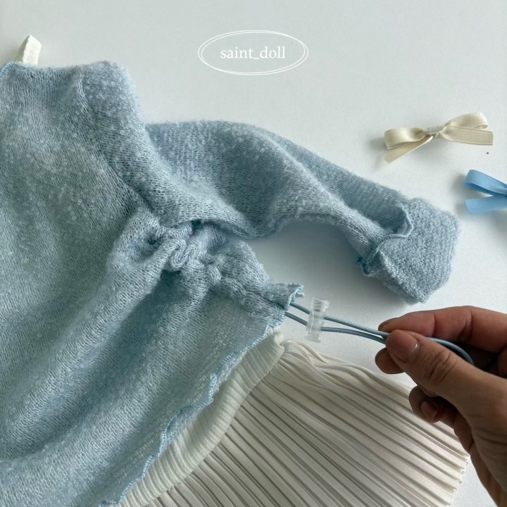 Saint Doll - Korean Children Fashion - #stylishchildhood - Knit Boat Neck Tee - 7