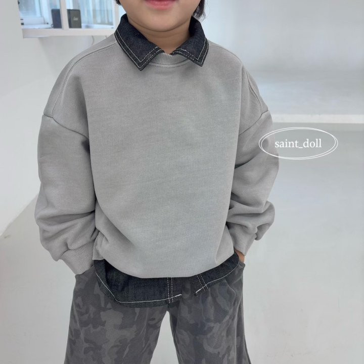 Saint Doll - Korean Children Fashion - #stylishchildhood - 3 Color Pigment Sweatshirts - 10