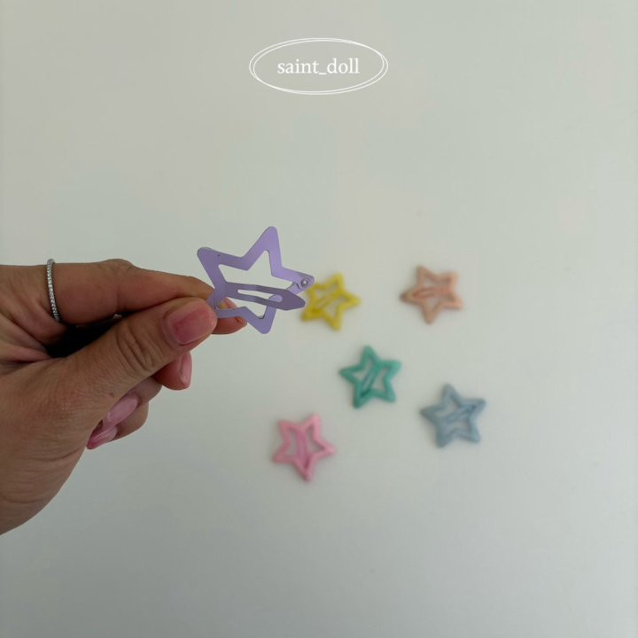 Saint Doll - Korean Children Fashion - #todddlerfashion - Star Pin Set - 2