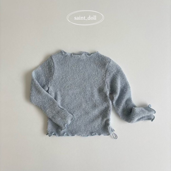 Saint Doll - Korean Children Fashion - #todddlerfashion - Knit Boat Neck Tee - 5