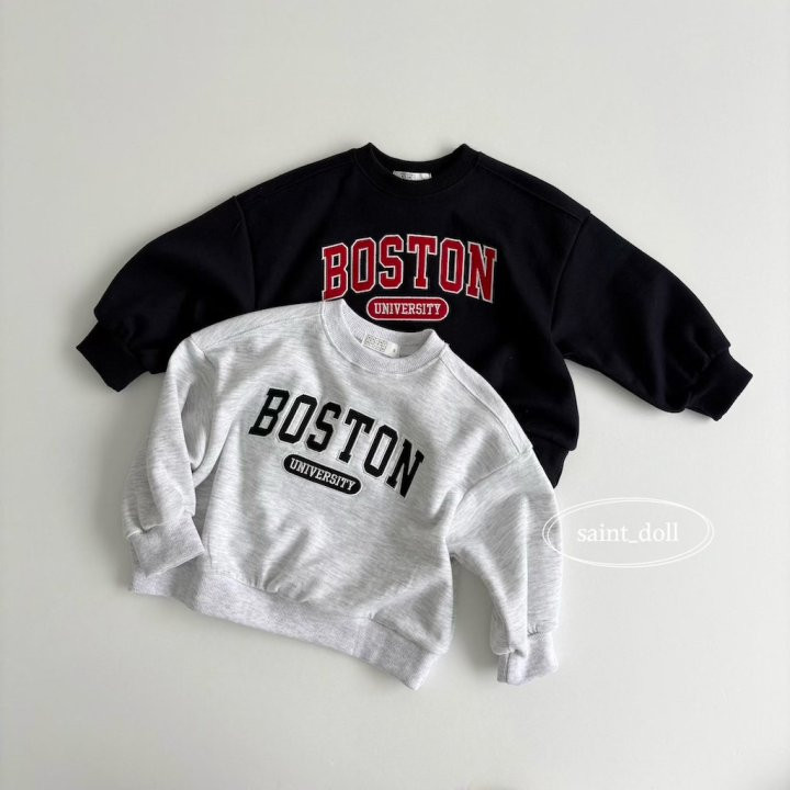 Saint Doll - Korean Children Fashion - #toddlerclothing - Boston Sweatshirts