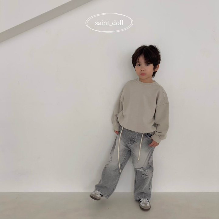 Saint Doll - Korean Children Fashion - #toddlerclothing - 3 Color Pigment Sweatshirts - 9