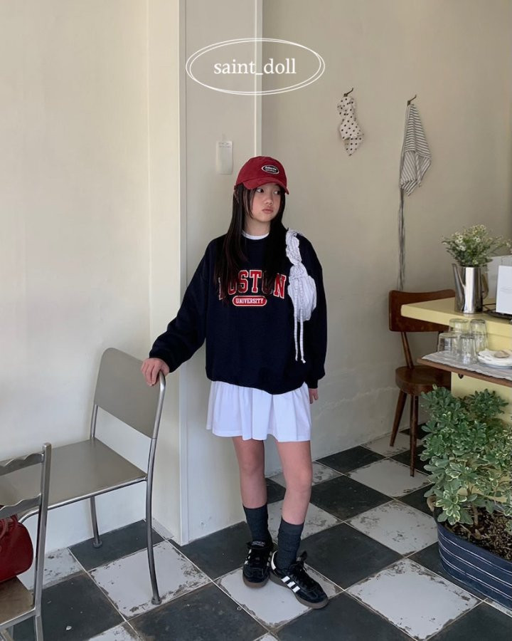 Saint Doll - Korean Women Fashion - #momslook - Boston Sweatshirts MOM - 10