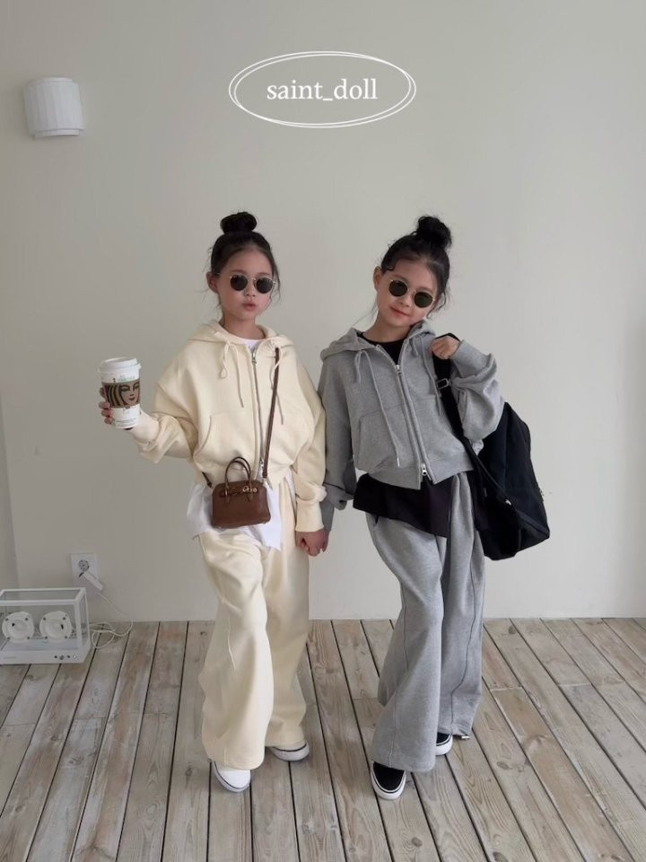 Saint Doll - Korean Women Fashion - #restrostyle - Two-way Short Hooded Zip-up MOM - 10