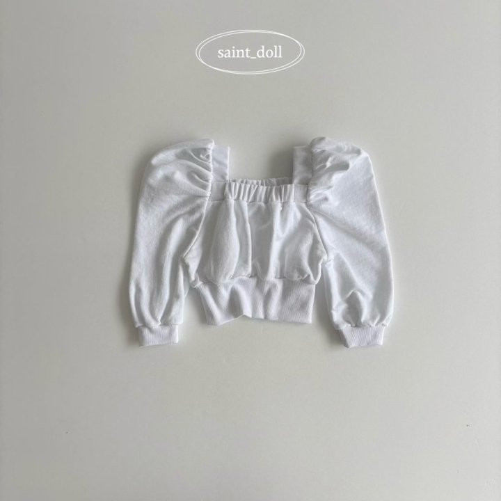 Saint Doll - Korean Women Fashion - #womensfashion - Square Neck Sweatshirts MOM - 2