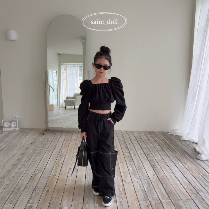 Saint Doll - Korean Women Fashion - #womensfashion - Square Neck Sweatshirts MOM - 8