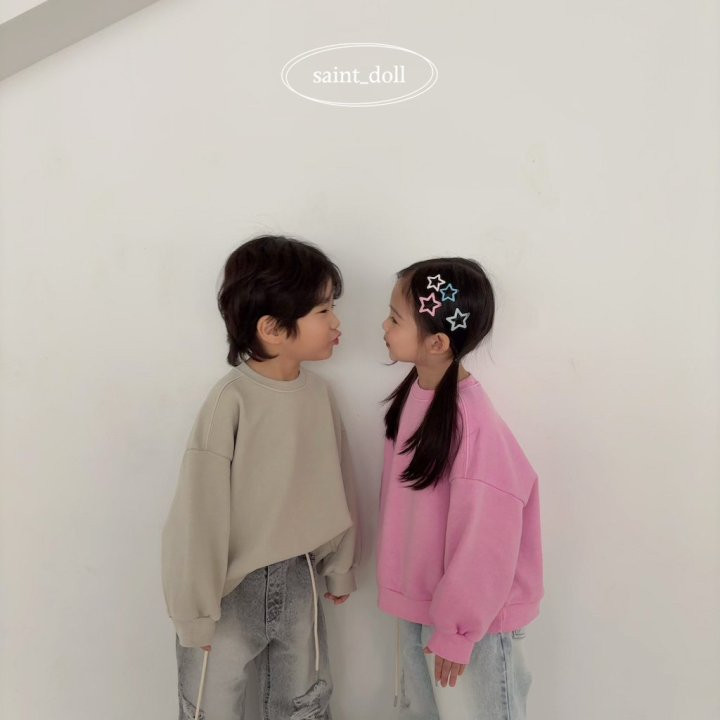 Saint Doll - Korean Women Fashion - #womensfashion - 3 Color Pigment Sweatshirts MOM - 7