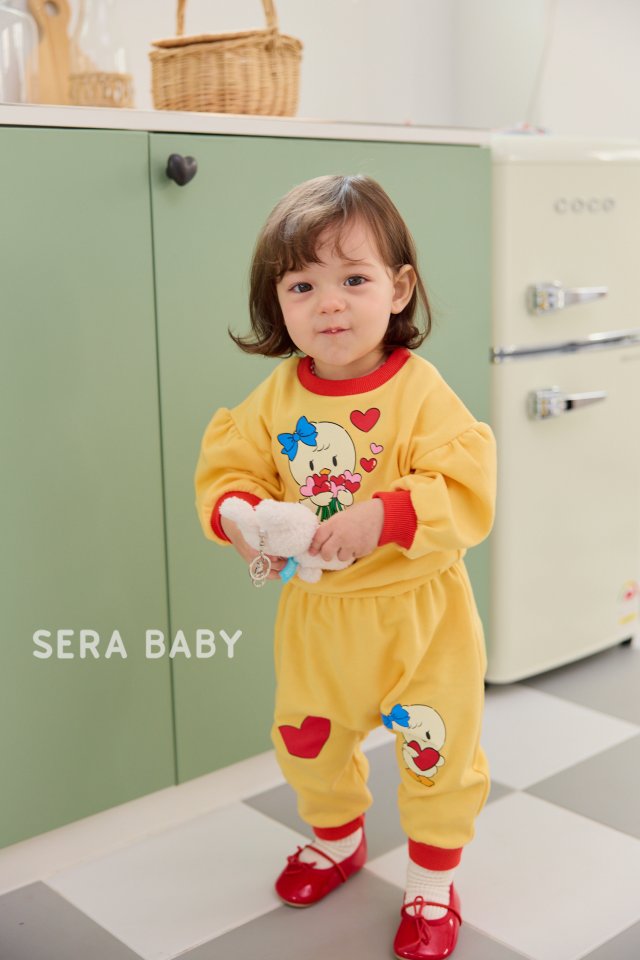 Sera - Korean Baby Fashion - #babyoutfit - Bebe Beep Top Bottom Set - 3