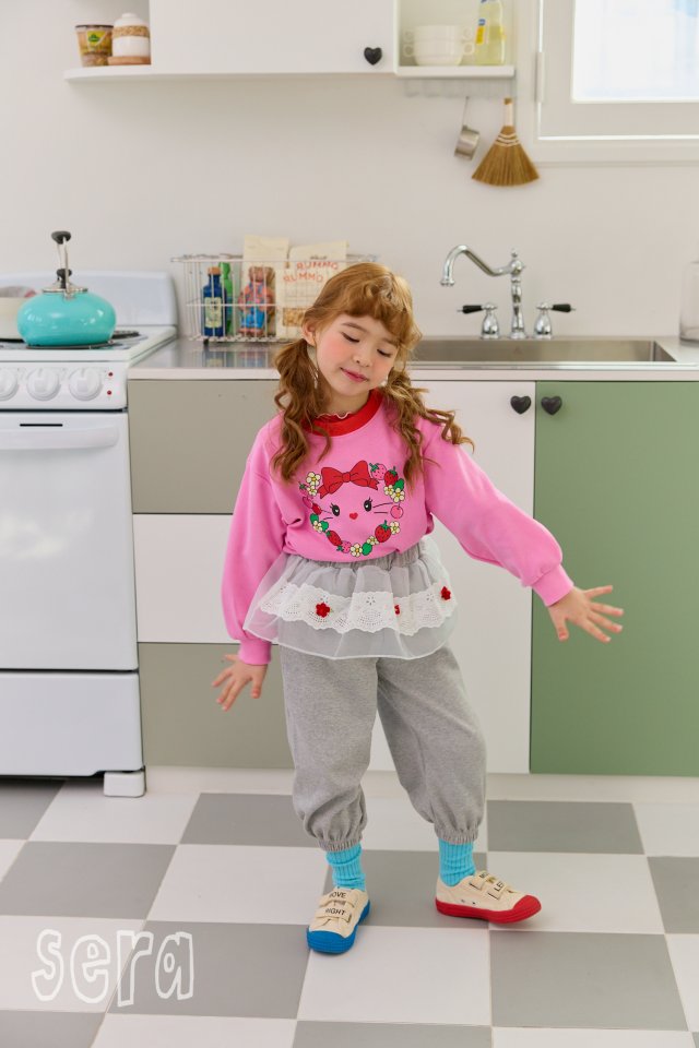 Sera - Korean Children Fashion - #designkidswear - Strawberry Heart Sweatshirts - 8