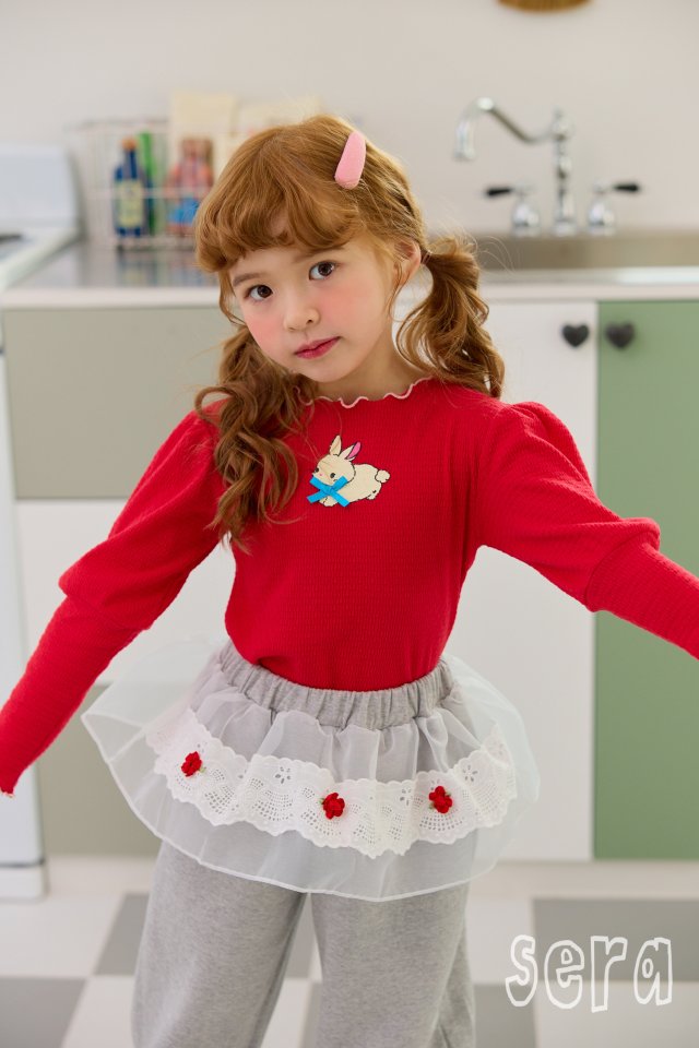 Sera - Korean Children Fashion - #designkidswear - Rose Apron Pants - 7