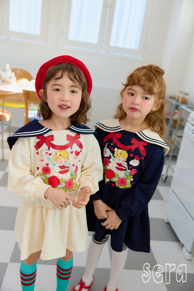 Sera - Korean Children Fashion - #prettylittlegirls - Sailor One-piece - 5