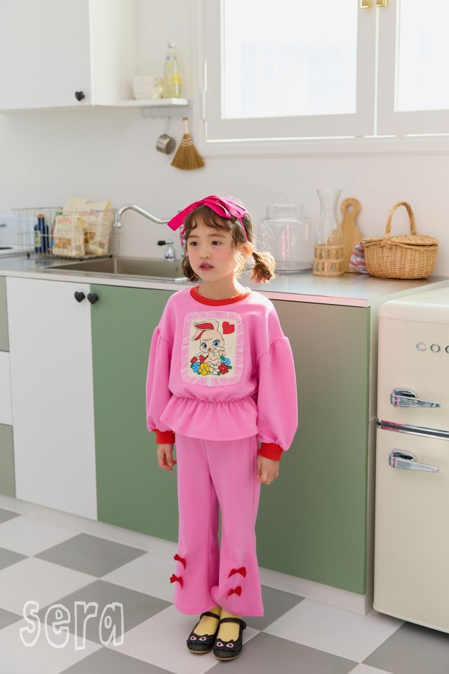 Sera - Korean Children Fashion - #toddlerclothing - Square Lace Long Tee - 2