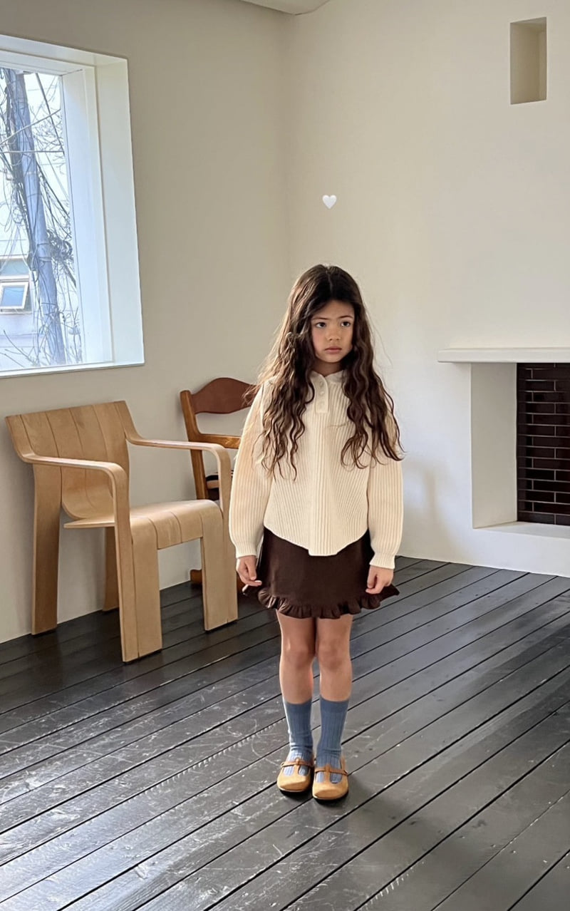 Soye - Korean Children Fashion - #childofig - Suede Frill Skirt - 7