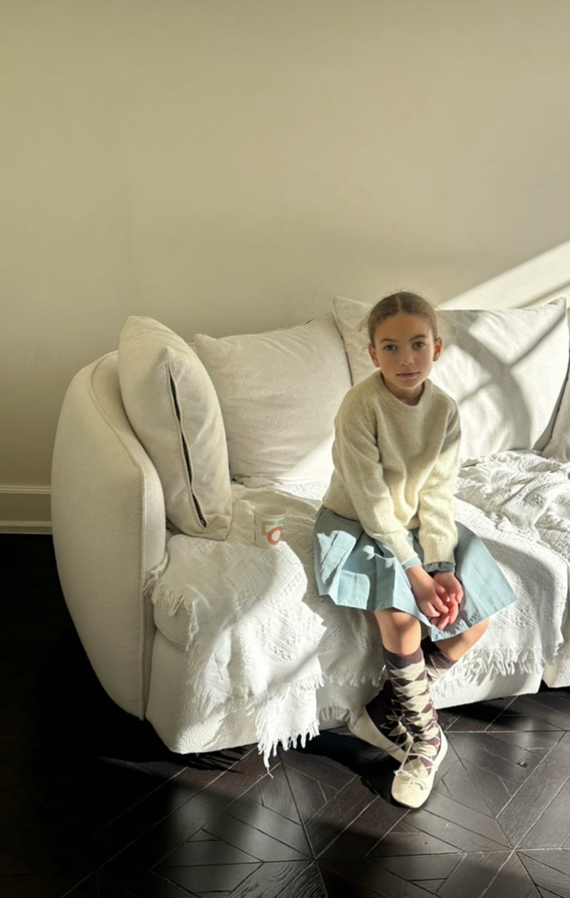 Soye - Korean Children Fashion - #childofig - Raccoon Round Knit - 5