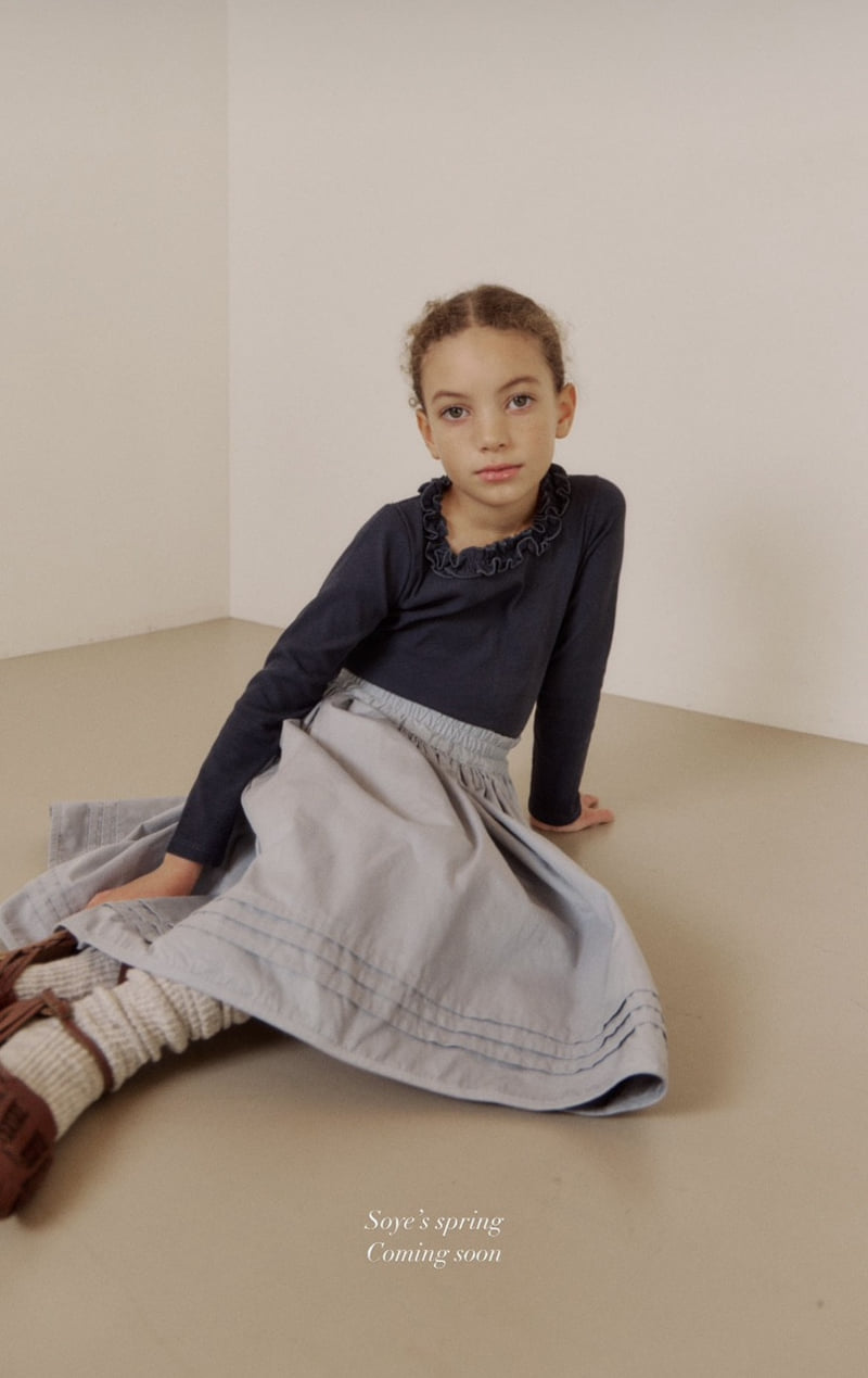 Soye - Korean Children Fashion - #childofig - Pintuck Palm Skirt - 2