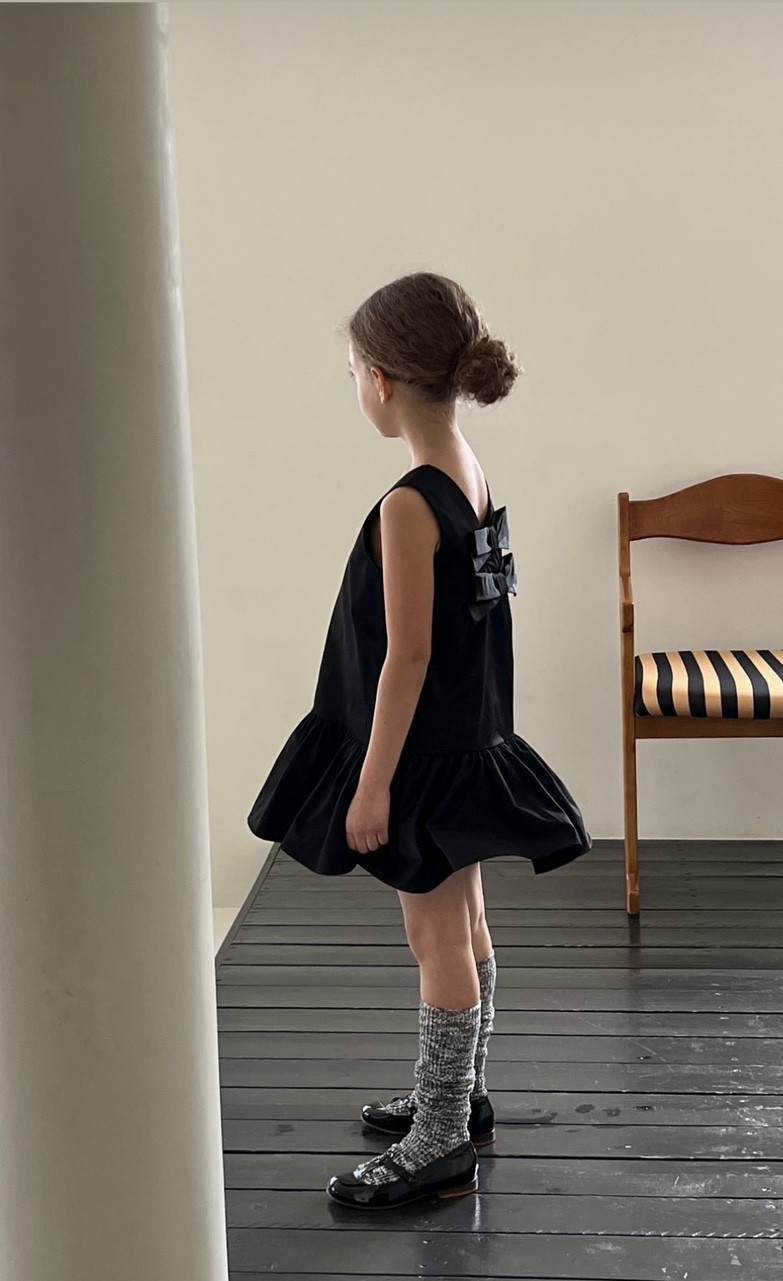 Soye - Korean Children Fashion - #childrensboutique - Triple Ribbon One-piece - 5
