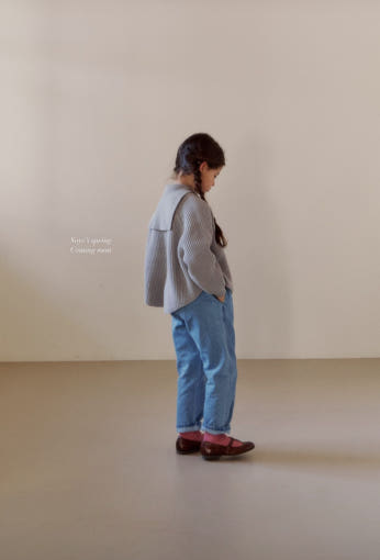 Soye - Korean Children Fashion - #childrensboutique - Roll-up Denim Pants - 2
