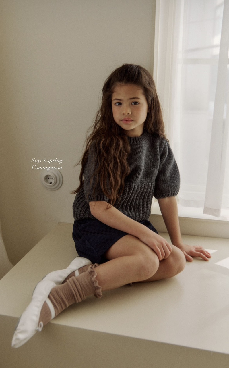 Soye - Korean Children Fashion - #childofig - Melo Puff Knit - 4