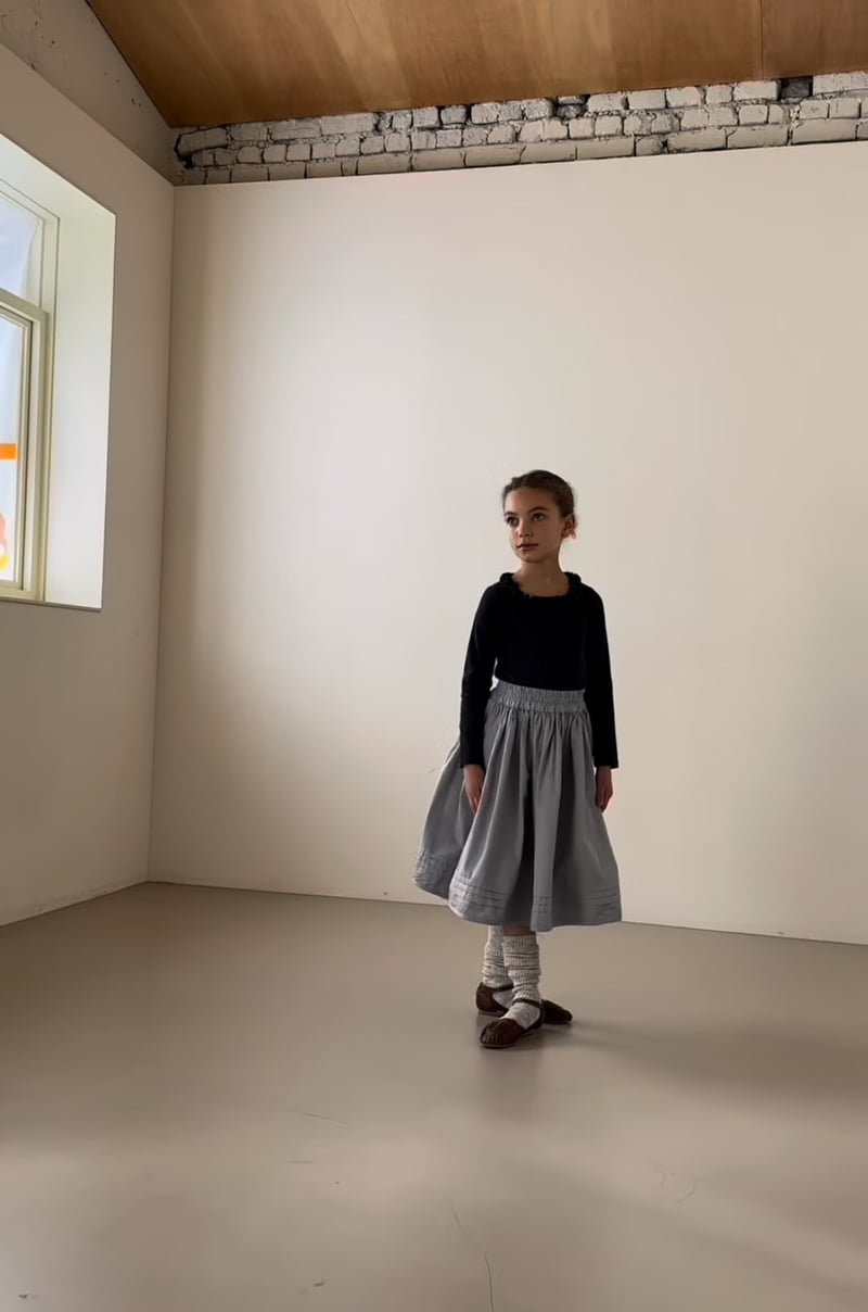 Soye - Korean Children Fashion - #childrensboutique - Pintuck Palm Skirt - 3