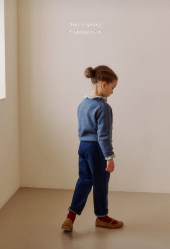 Soye - Korean Children Fashion - #designkidswear - Roll-up Denim Pants - 3