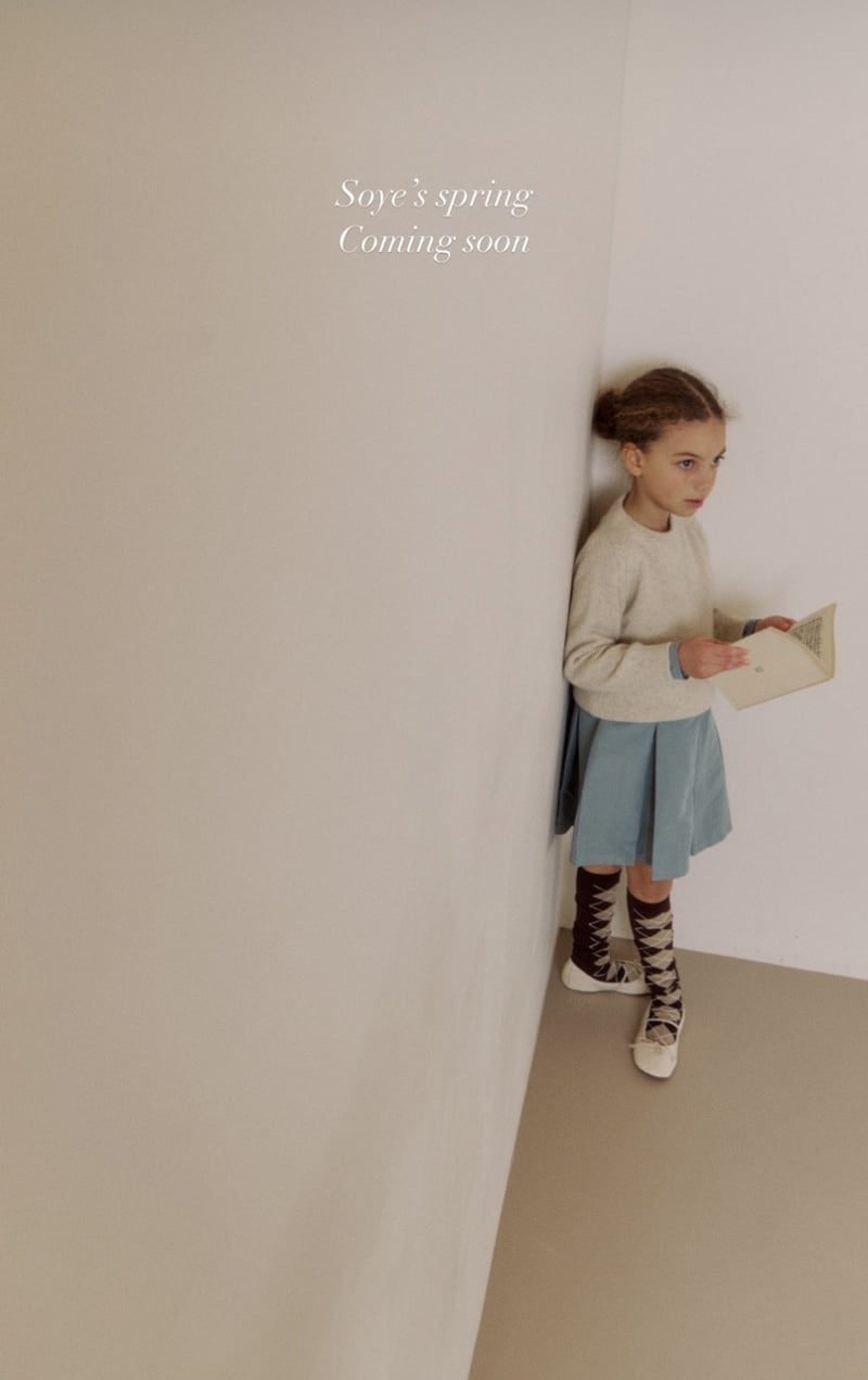 Soye - Korean Children Fashion - #designkidswear - Raccoon Round Knit - 7