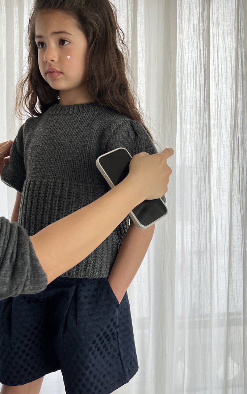 Soye - Korean Children Fashion - #designkidswear - Melo Puff Knit - 5