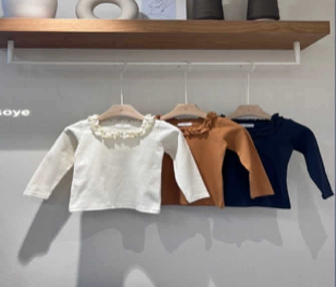 Soye - Korean Children Fashion - #discoveringself - Ruffle Ruffle Tee