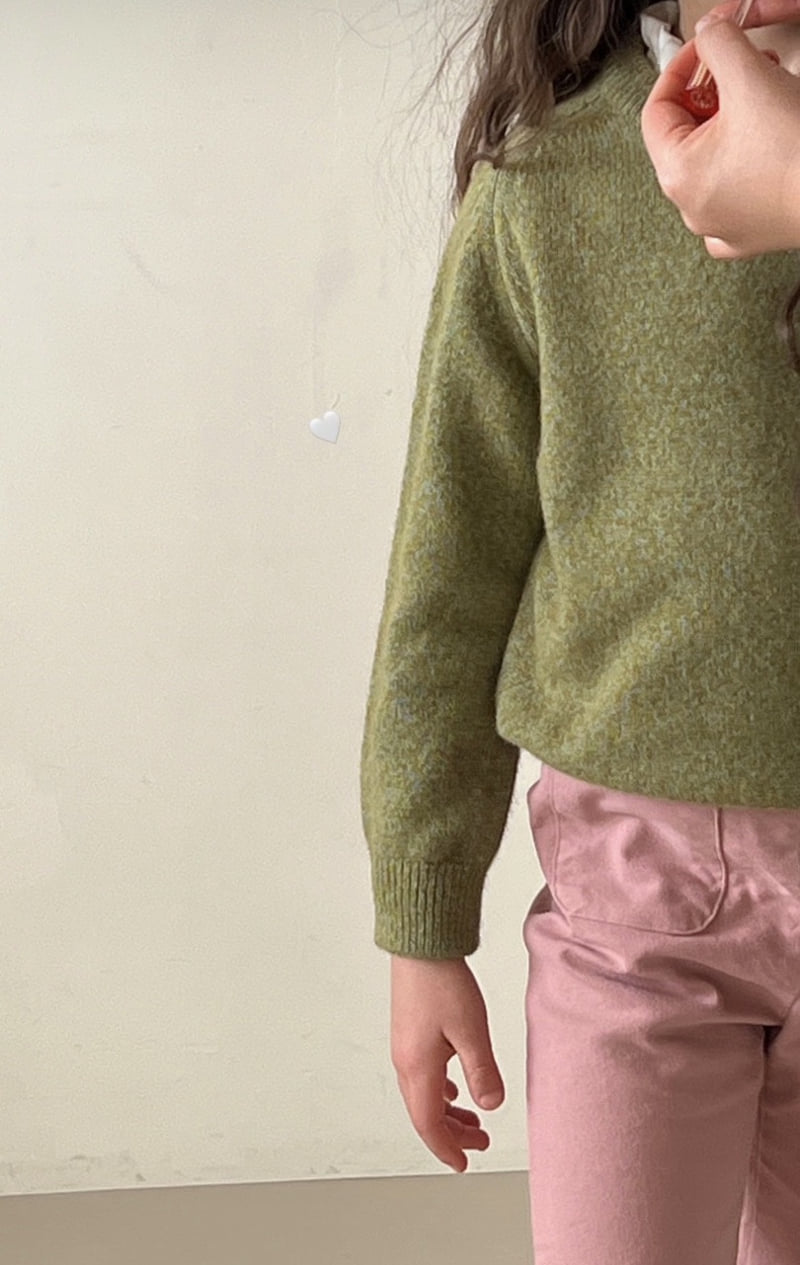 Soye - Korean Children Fashion - #fashionkids - Raccoon Round Knit - 9