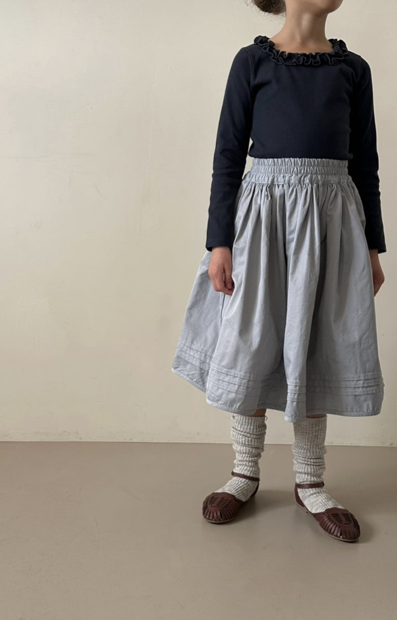 Soye - Korean Children Fashion - #fashionkids - Pintuck Palm Skirt - 6