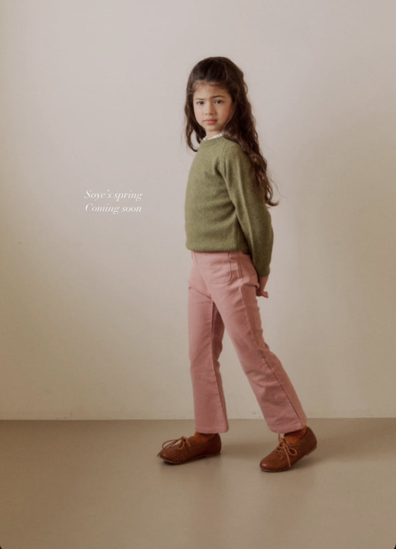 Soye - Korean Children Fashion - #kidsshorts - Raccoon Round Knit - 10