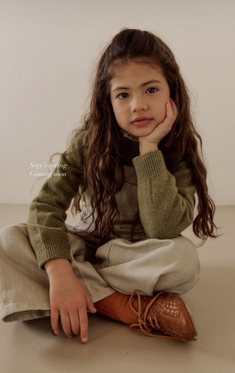 Soye - Korean Children Fashion - #kidsstore - Raccoon Round Knit - 11