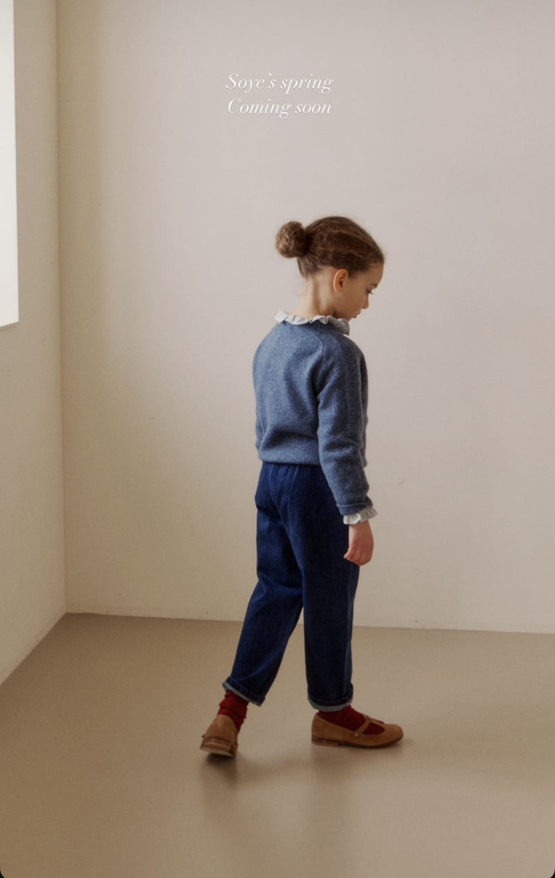 Soye - Korean Children Fashion - #littlefashionista - Roll-up Denim Pants - 10