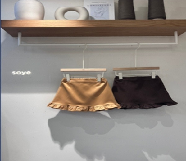Soye - Korean Children Fashion - #magicofchildhood - Suede Frill Skirt