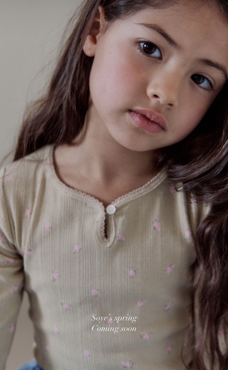 Soye - Korean Children Fashion - #minifashionista - Pincoat Flower Tee - 2