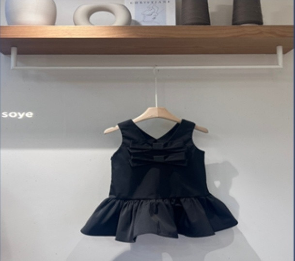 Soye - Korean Children Fashion - #todddlerfashion - Triple Ribbon One-piece