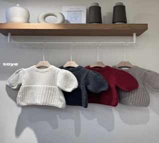 Soye - Korean Children Fashion - #toddlerclothing - Melo Puff Knit