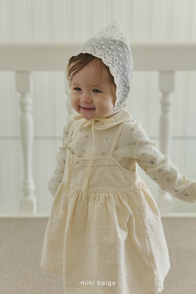 The Beige - Korean Baby Fashion - #babyboutiqueclothing - Open Suspenders Skirt - 8