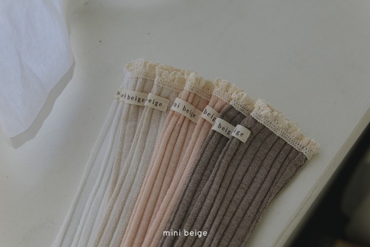 The Beige - Korean Baby Fashion - #babyboutiqueclothing - Mini Knee Socks - 2