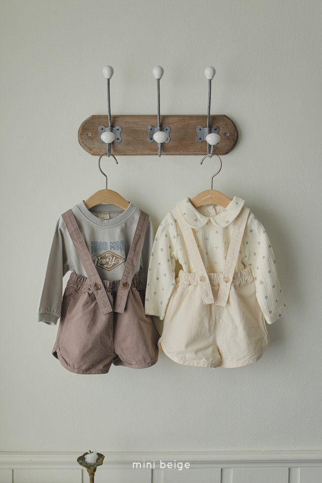 The Beige - Korean Baby Fashion - #babyfever - 25 Suspender Shorts - 4