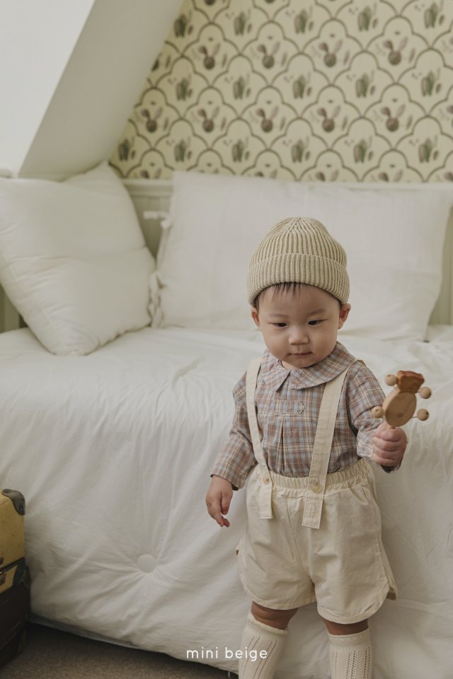 The Beige - Korean Baby Fashion - #babyoninstagram - 25 Suspender Shorts - 6