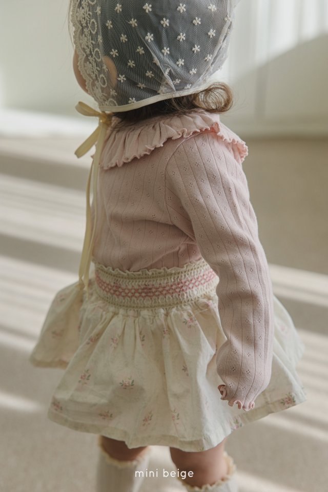 The Beige - Korean Baby Fashion - #onlinebabyboutique - Skirt Smoke Bloomer - 2