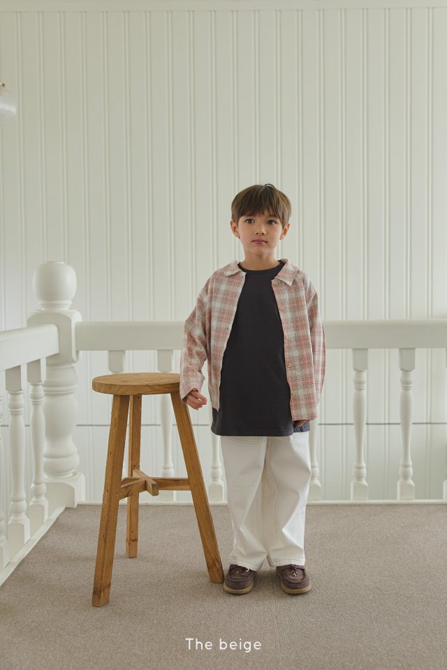 The Beige - Korean Children Fashion - #Kfashion4kids - 25 Spring Check Shirt - 6