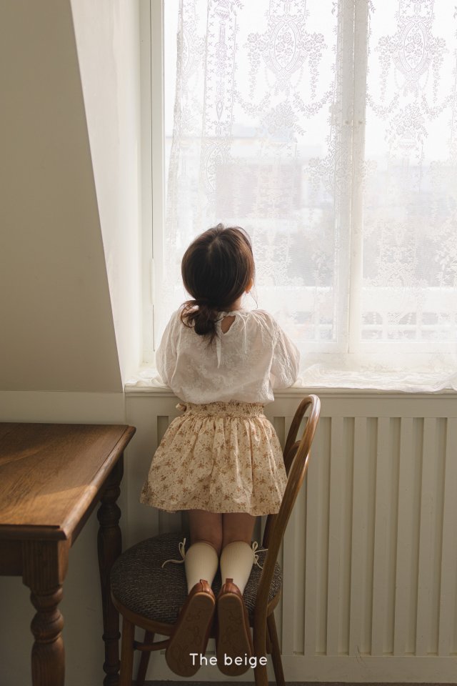 The Beige - Korean Children Fashion - #kidzfashiontrend - Smoked Shirring Blouse - 4