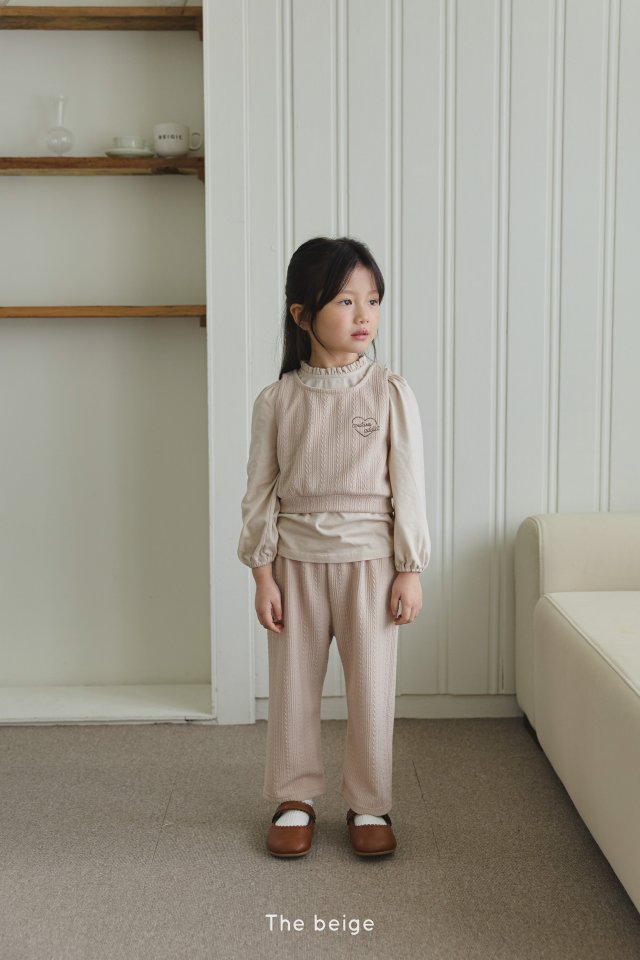 The Beige - Korean Children Fashion - #childrensboutique - Knit Crop Vest Set - 7