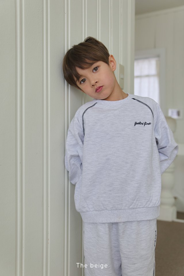 The Beige - Korean Children Fashion - #discoveringself - Piping Jogger Set - 8