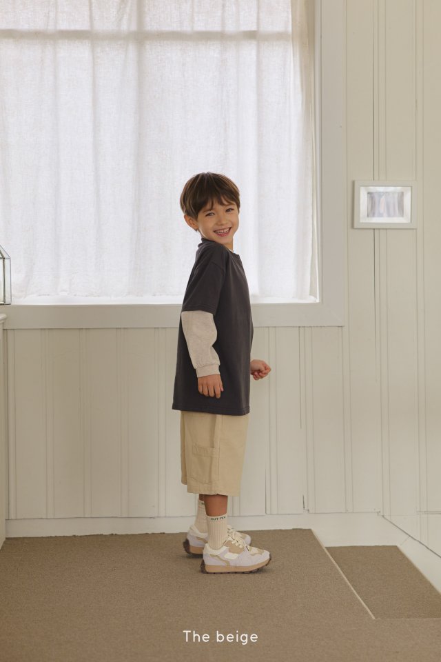 The Beige - Korean Children Fashion - #kidsshorts - 25 Spring Single Tee - 8