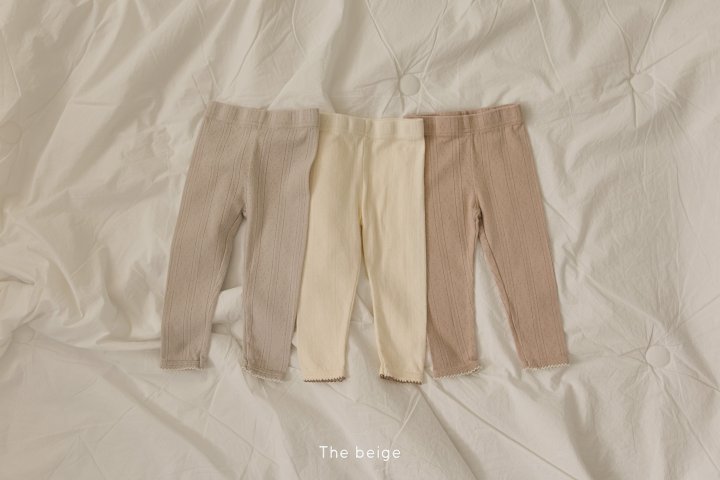 The Beige - Korean Children Fashion - #kidzfashiontrend - Pincoat Leggings - 3