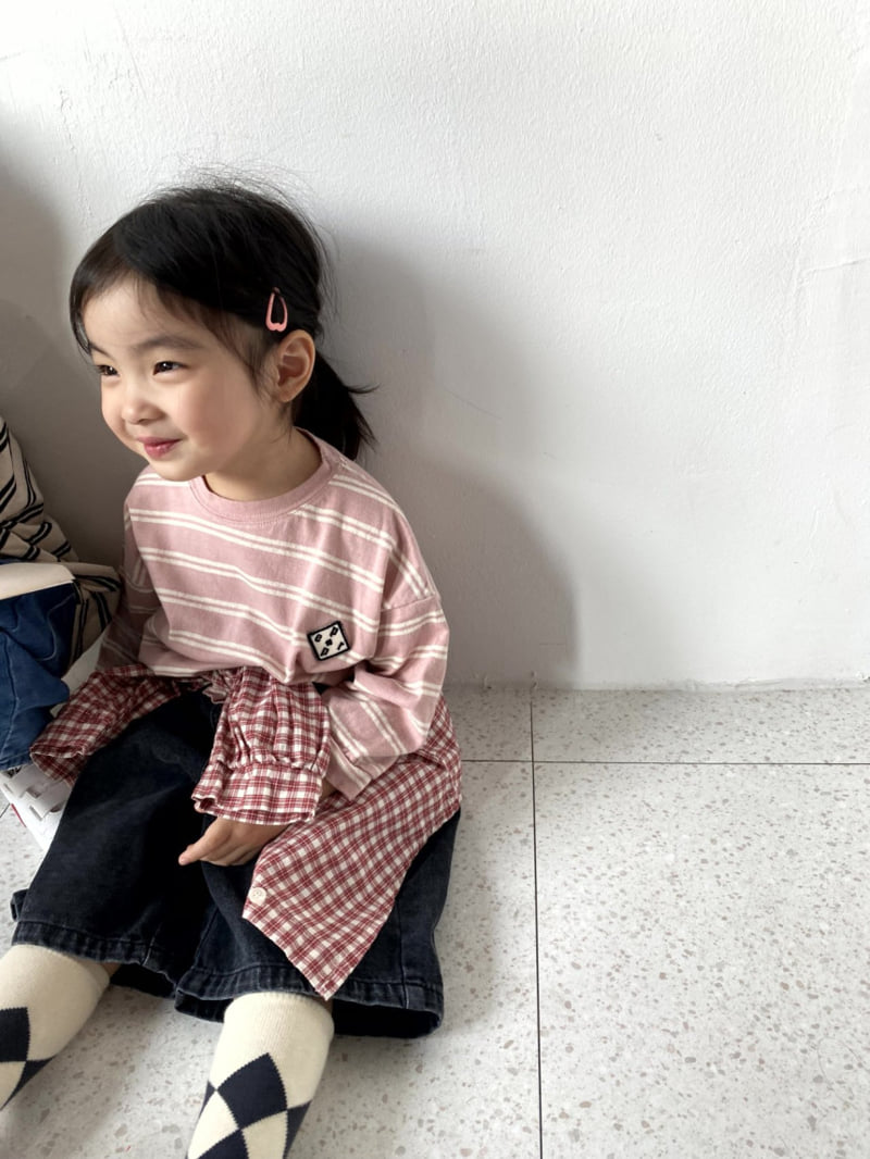 The Pepper - Korean Children Fashion - #Kfashion4kids - School Stripe Tee - 3