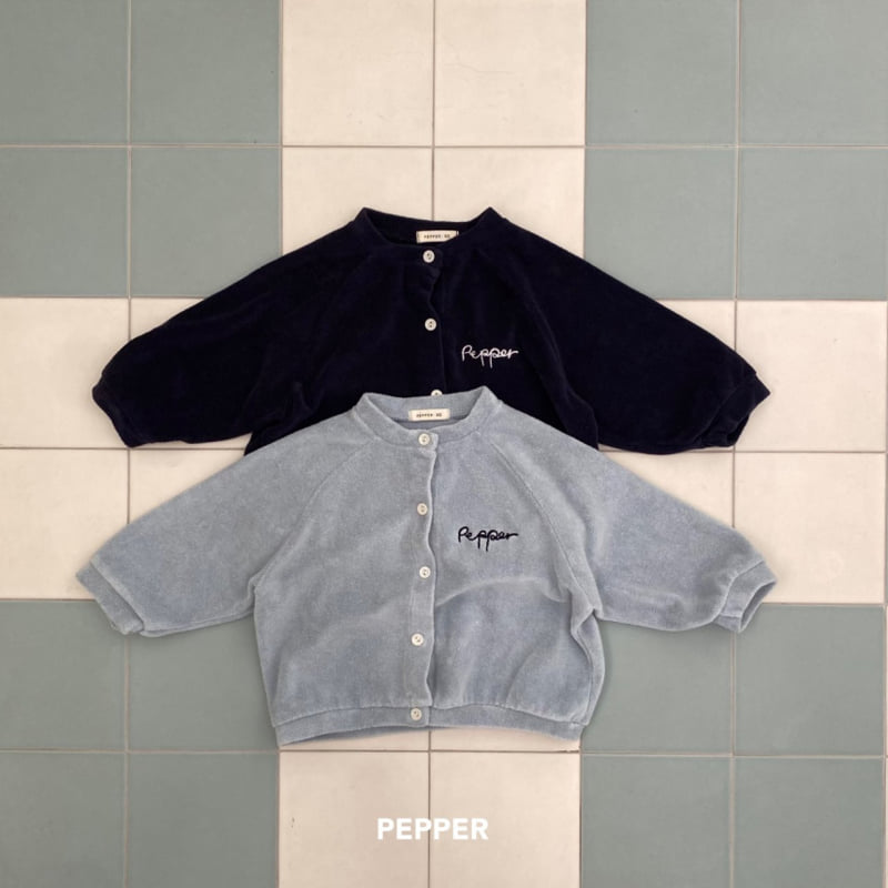 The Pepper - Korean Children Fashion - #Kfashion4kids - PPP Terry Cardigan